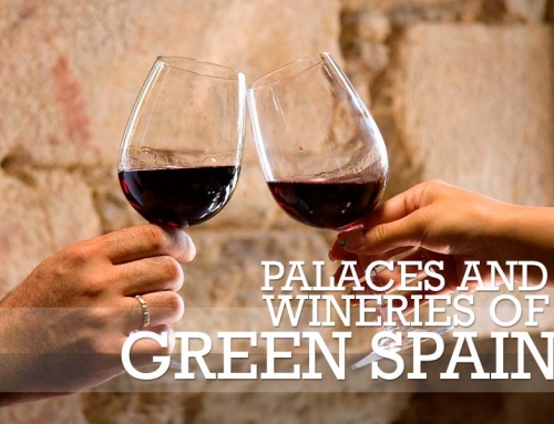 Palace and wineries of Green Spain